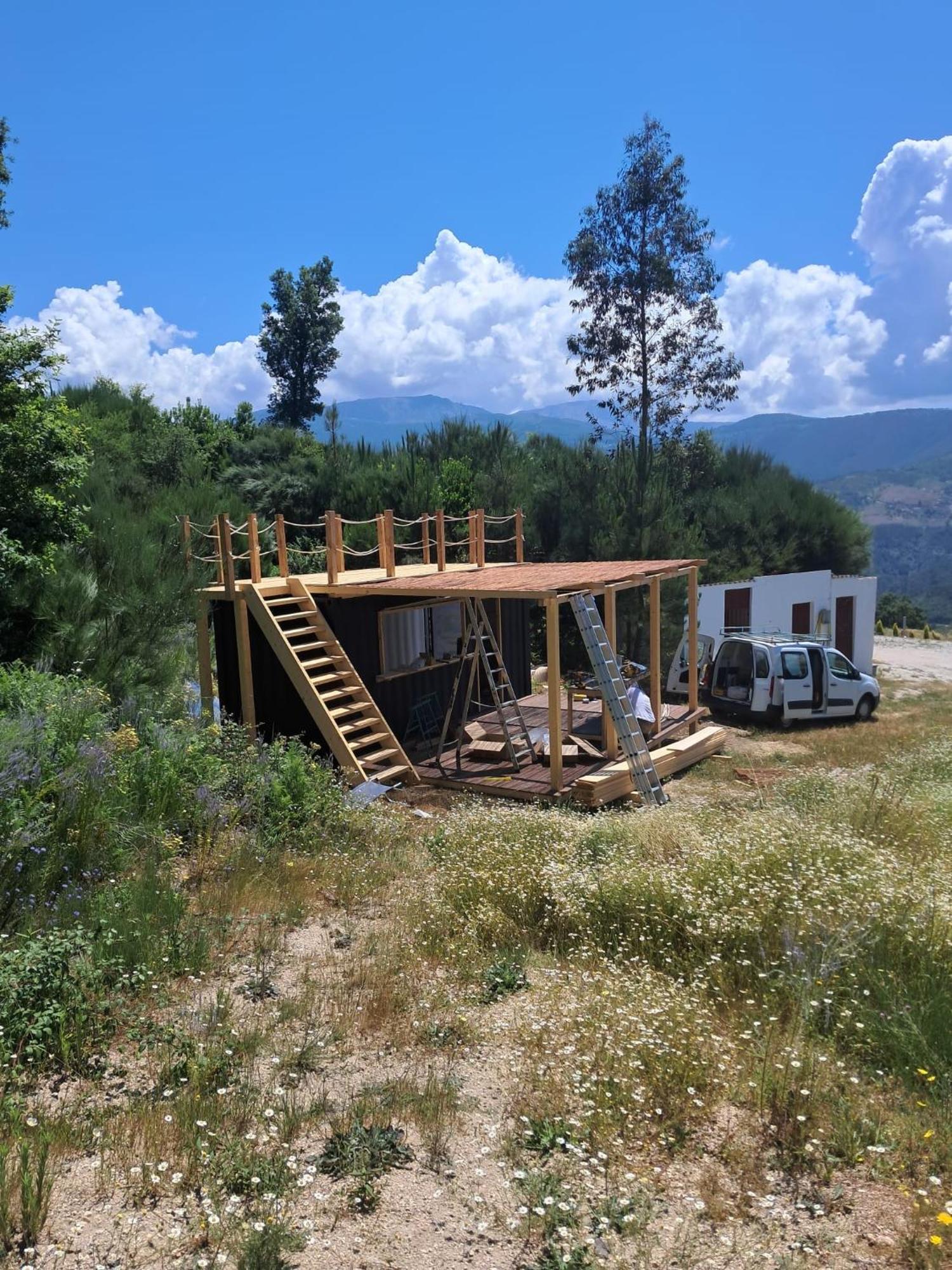 Monkey Tiny Barnhouse With Amazing Views! Villa Folhadosa Buitenkant foto
